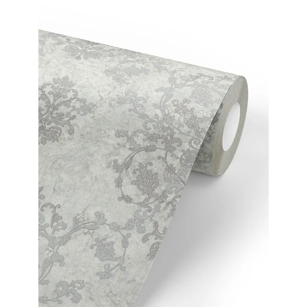 Фото 2 Обои флизелиновые Diamond Couture 1.06 м темно-серебристые 5022-11