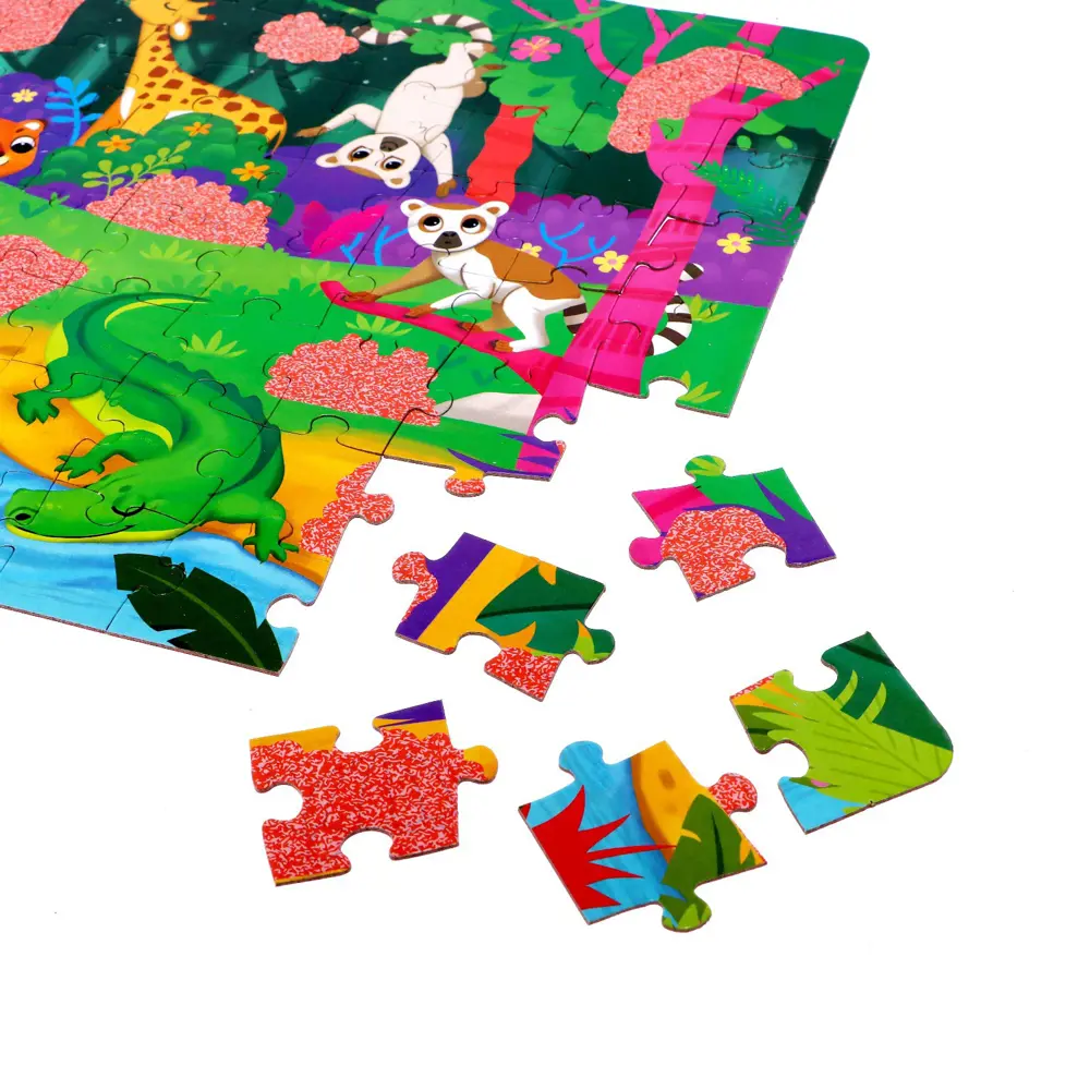 Фото 4 Пазл Собери найди покажи Джунгли 88 элементов Puzzle Time Фото 4 Пазл Собери найди покажи Джунгли 88 элементов Puzzle Time