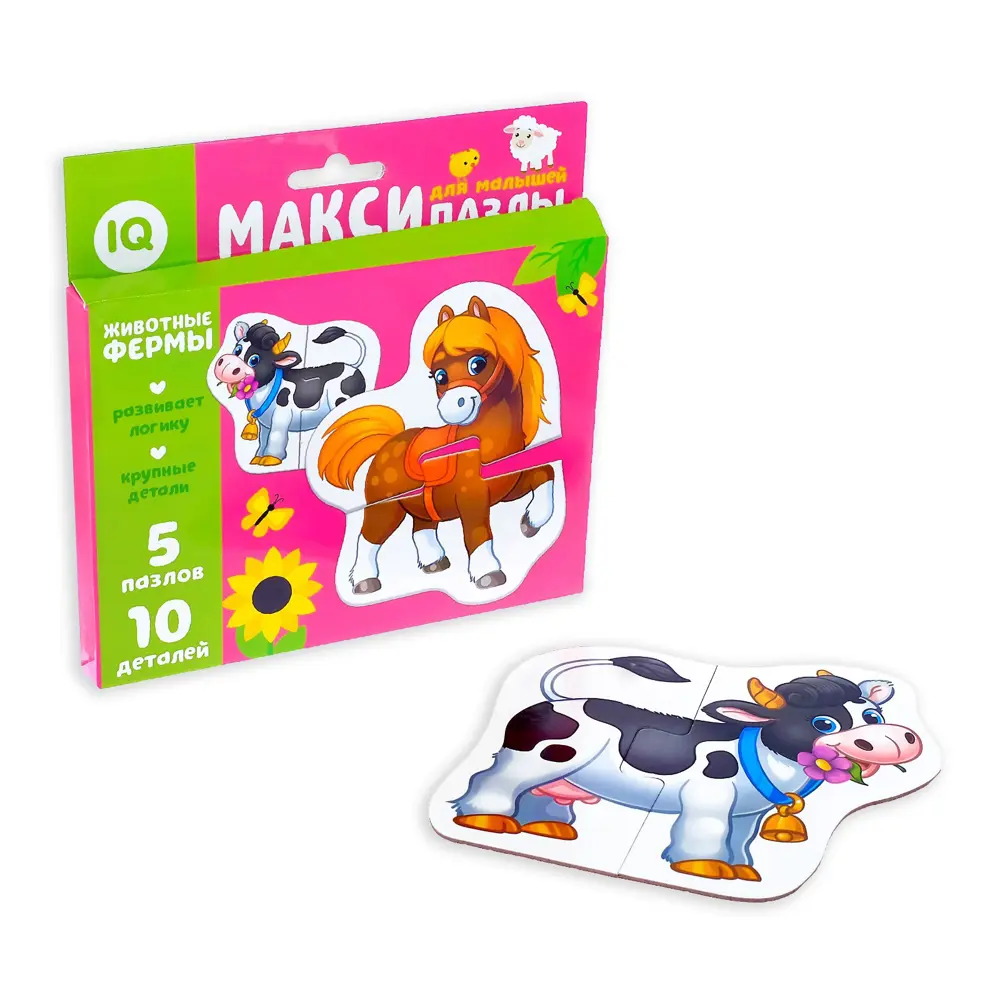 Фото Макси-пазлы Животные фермы Puzzle Time Фото Макси-пазлы Животные фермы Puzzle Time
