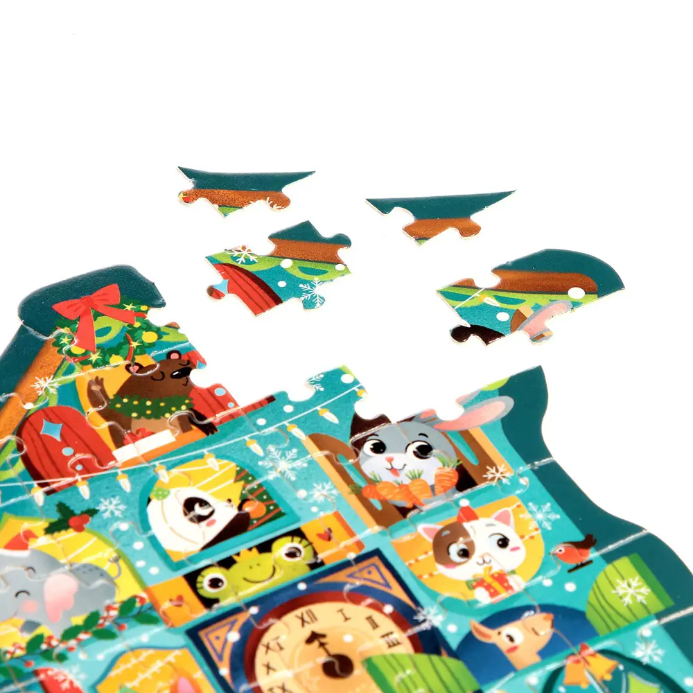 Фото 3 Фигурные пазлы 2 в 1 Новогодняя история Puzzle Time Фото 3 Фигурные пазлы 2 в 1 Новогодняя история Puzzle Time