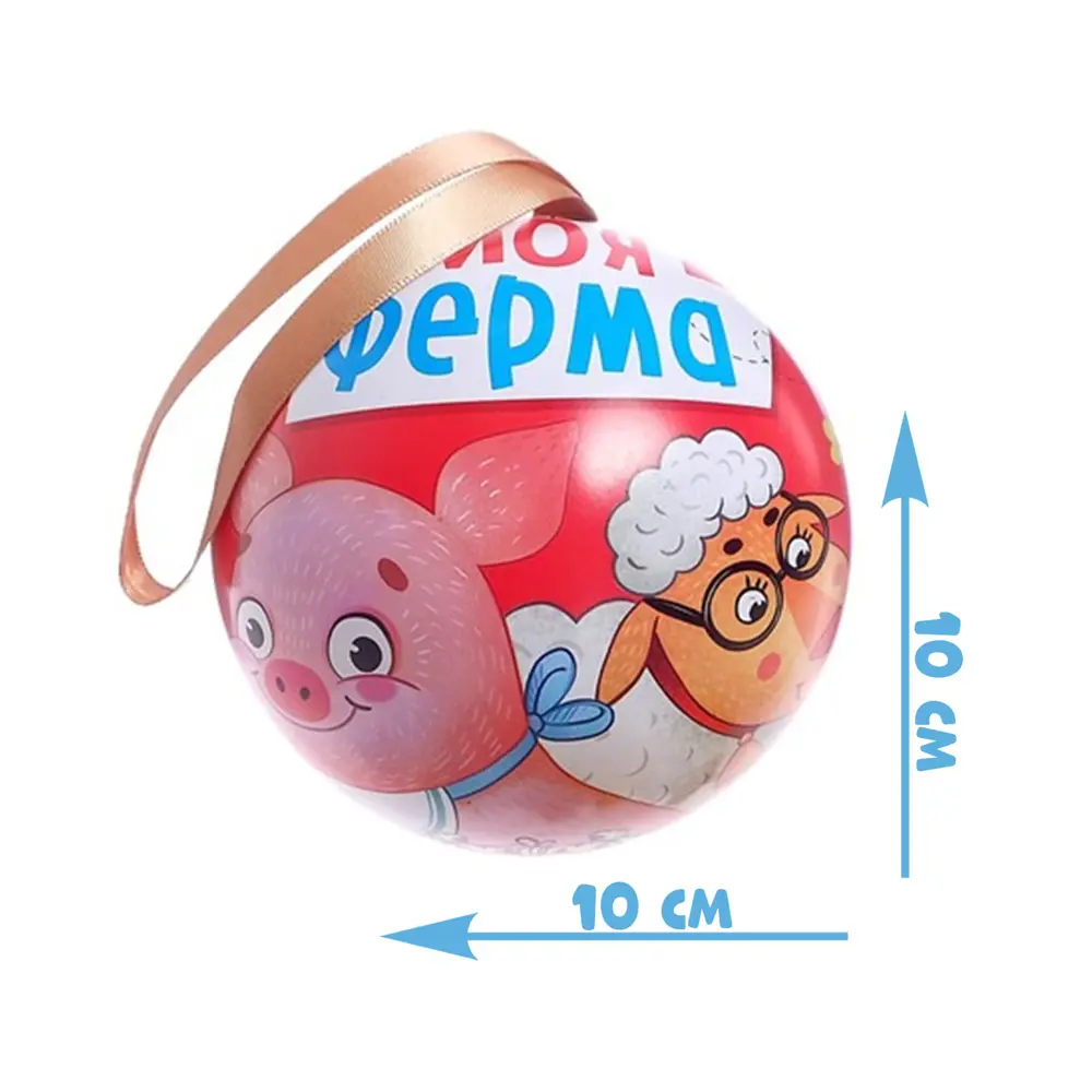 Фото 4 Пазл в елочном шаре Моя ферма 54 детали Puzzle Time Фото 4 Пазл в елочном шаре Моя ферма 54 детали Puzzle Time