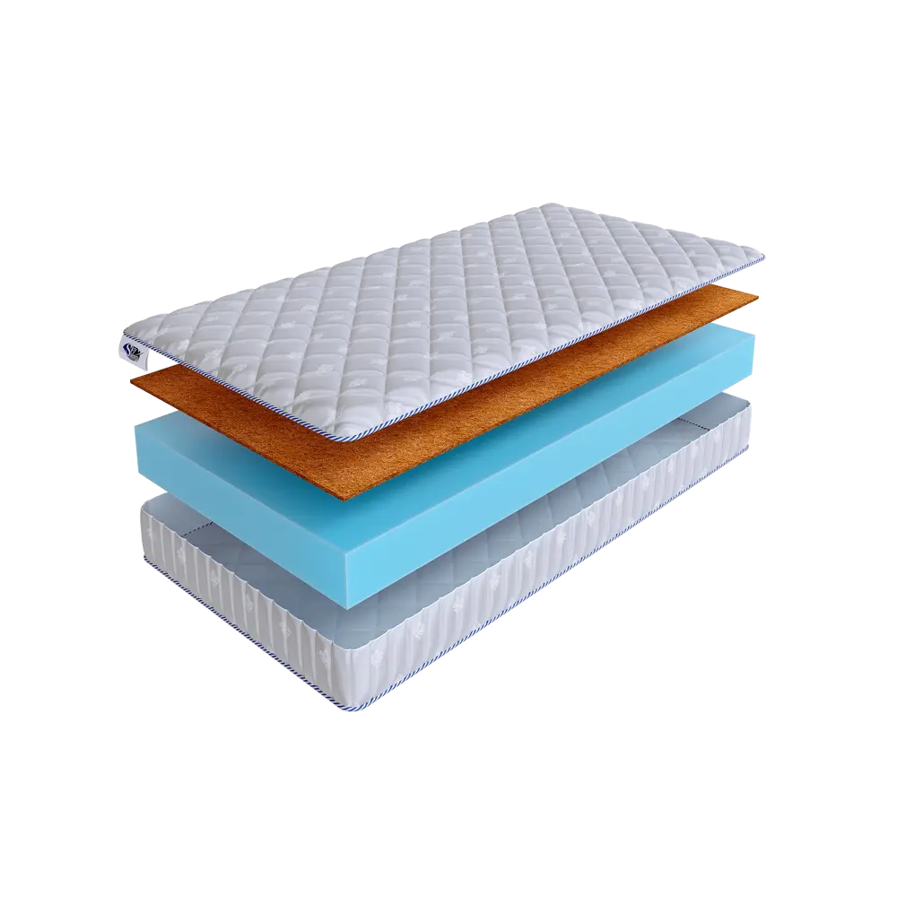 Фото Матрас SkySleep Flex 14 Cocos 195x175 см беспружинный, двуспальный, ортопедический, кокосовый Фото Матрас SkySleep Flex 14 Cocos 195x175 см беспружинный, двуспальный, ортопедический, кокосовый