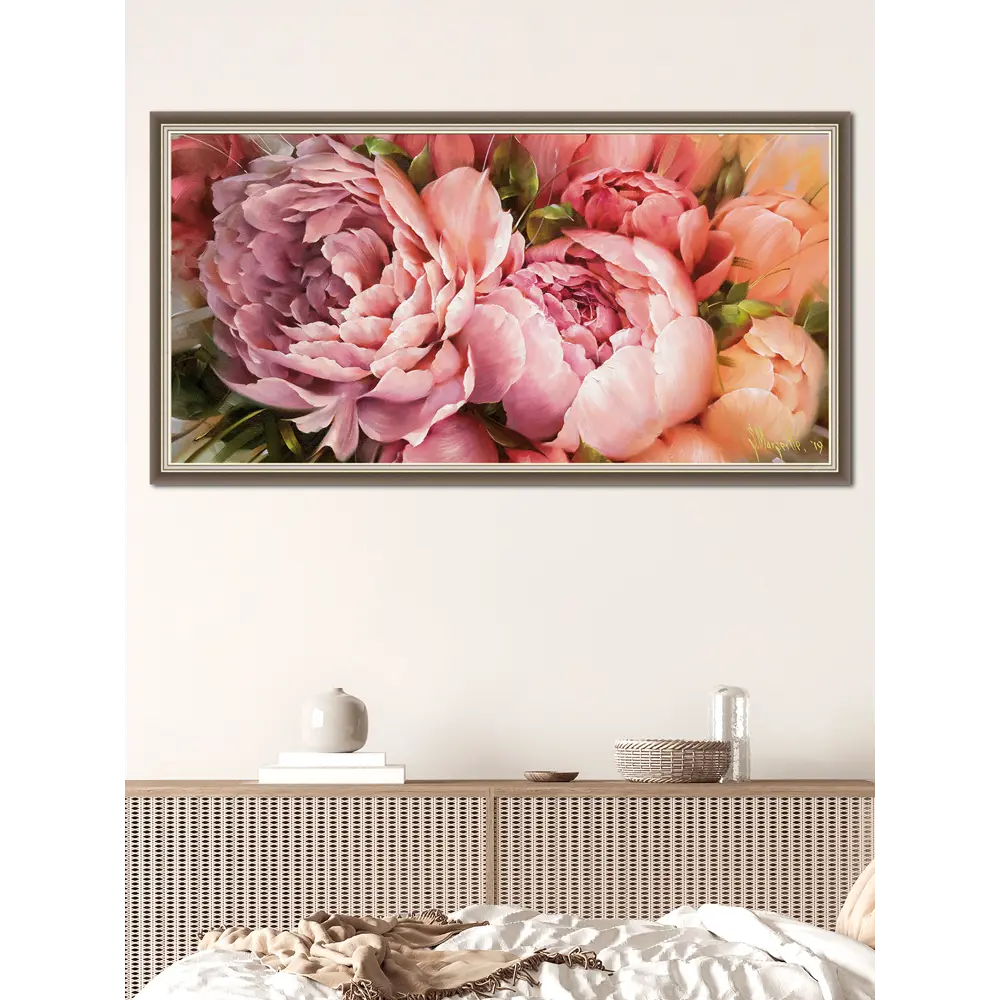 Фото 5 Картина в раме Grafis-art "Королевские пионы 2" 70x130 см Фото 5 Картина в раме Grafis-art "Королевские пионы 2" 70x130 см