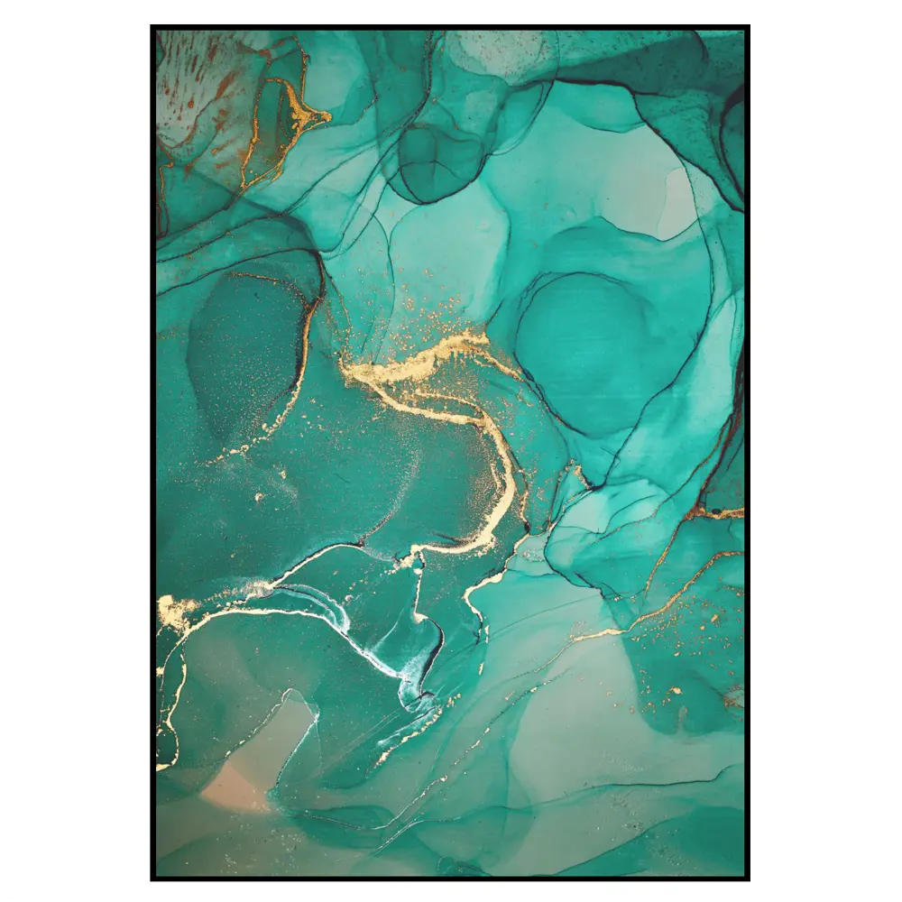 Фото 2 Постер 28 картин "Абстракция зеленая" 90x60 см в подарочном тубусе без рамы Фото 2 Постер 28 картин "Абстракция зеленая" 90x60 см в подарочном тубусе без рамы