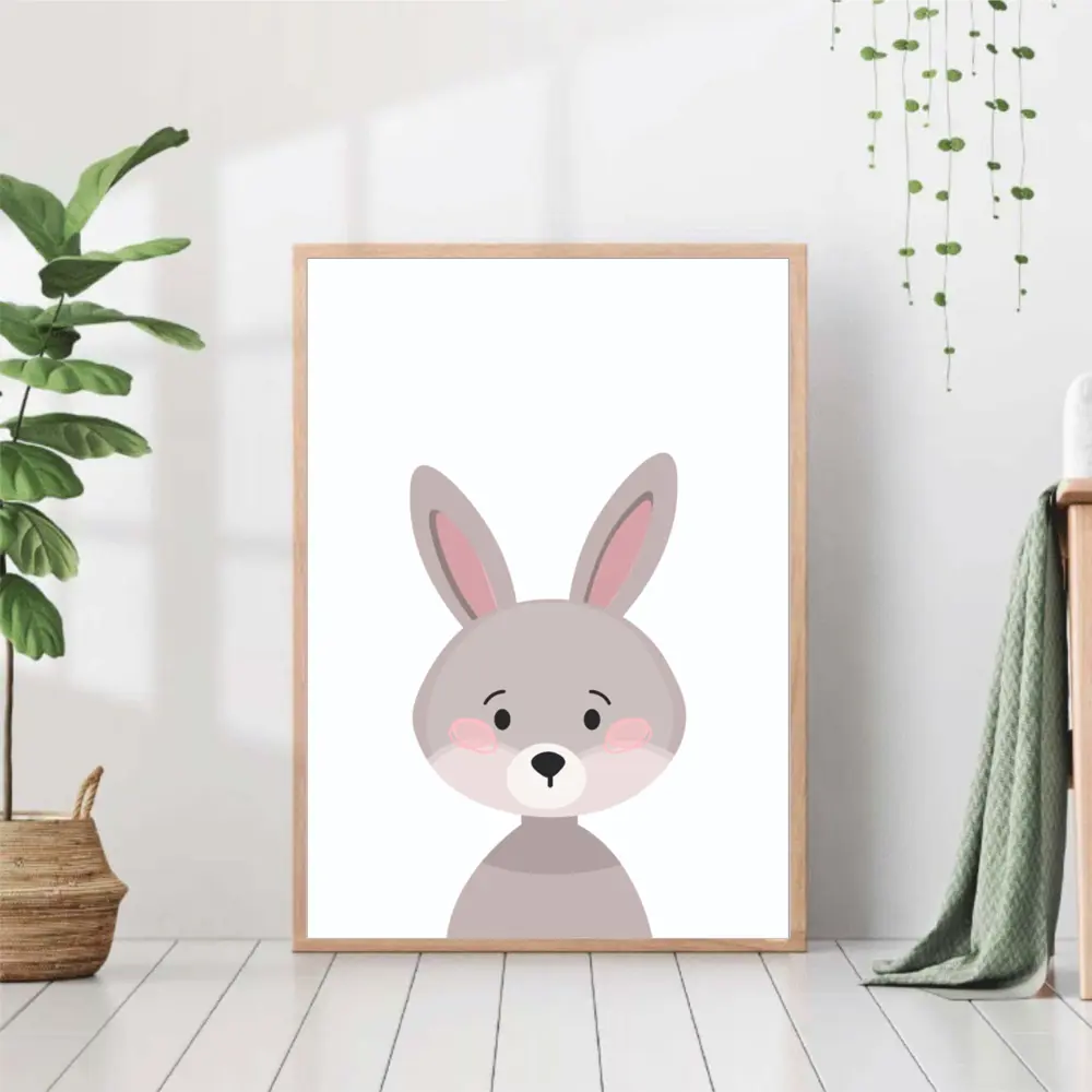 Фото Постер 28 картин "Зайчик" 50x40 см в подарочном тубусе без рамы Фото Постер 28 картин "Зайчик" 50x40 см в подарочном тубусе без рамы