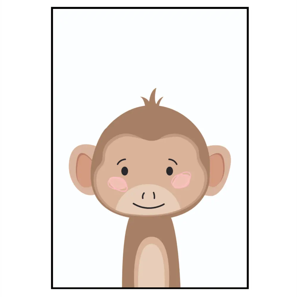 Фото 2 Постер 28 картин "Обезьяна" для детской комнаты 50x40 см в подарочном тубусе без рамы Фото 2 Постер 28 картин "Обезьяна" для детской комнаты 50x40 см в подарочном тубусе без рамы