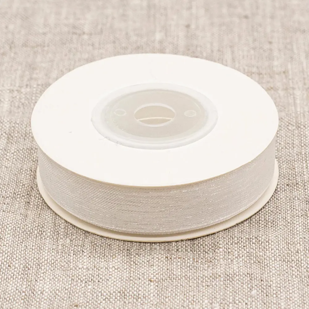 Фото Лента капроновая Айрис 1.5см x 22.86м белый Фото Лента капроновая Айрис 1.5см x 22.86м белый