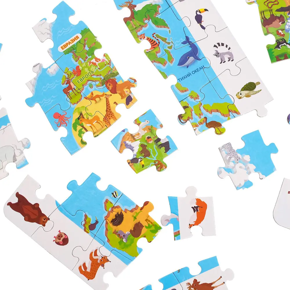 Фото 5 Пазлы Найди и покажи Животные нашей планеты 88 деталей Puzzle Time Фото 5 Пазлы Найди и покажи Животные нашей планеты 88 деталей Puzzle Time