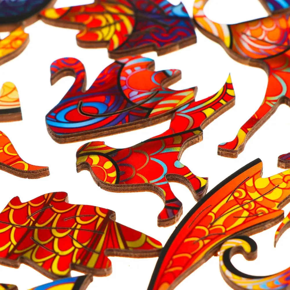 Фото 5 Пазл фигурный Puzzle "Сказочная Жар-птица" 127 деталей Фото 5 Пазл фигурный Puzzle "Сказочная Жар-птица" 127 деталей