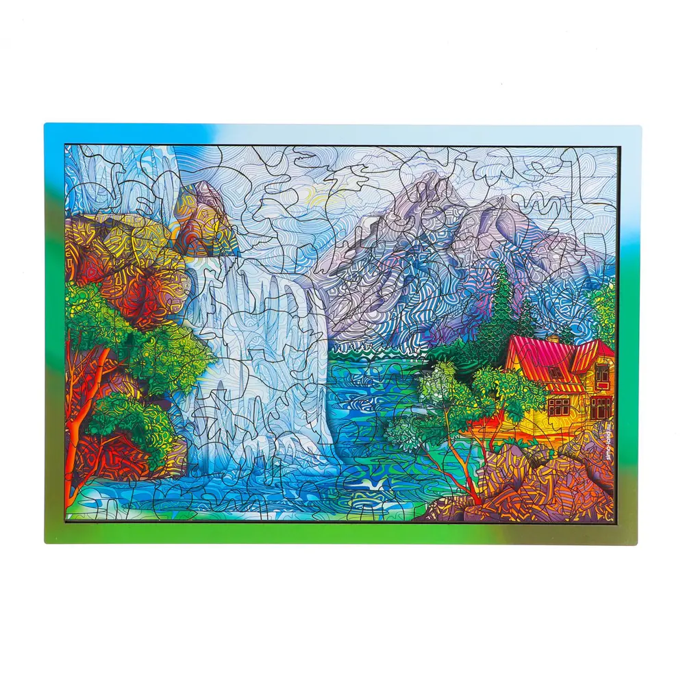 Фото 2 Пазл фигурный Puzzle "Живописный водопад" 140 деталей Фото 2 Пазл фигурный Puzzle "Живописный водопад" 140 деталей