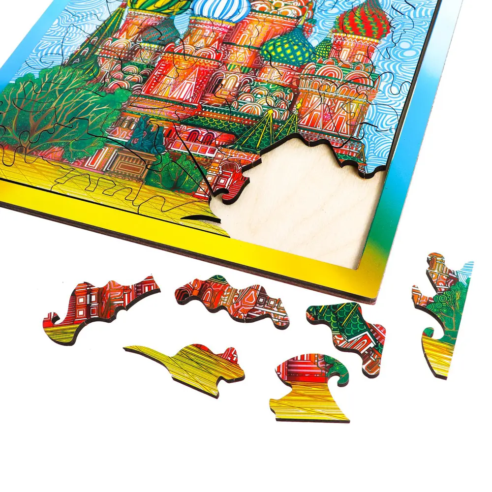 Фото 3 Пазл фигурный Puzzle "Собор Василия Блаженого" 100 деталей Фото 3 Пазл фигурный Puzzle "Собор Василия Блаженого" 100 деталей