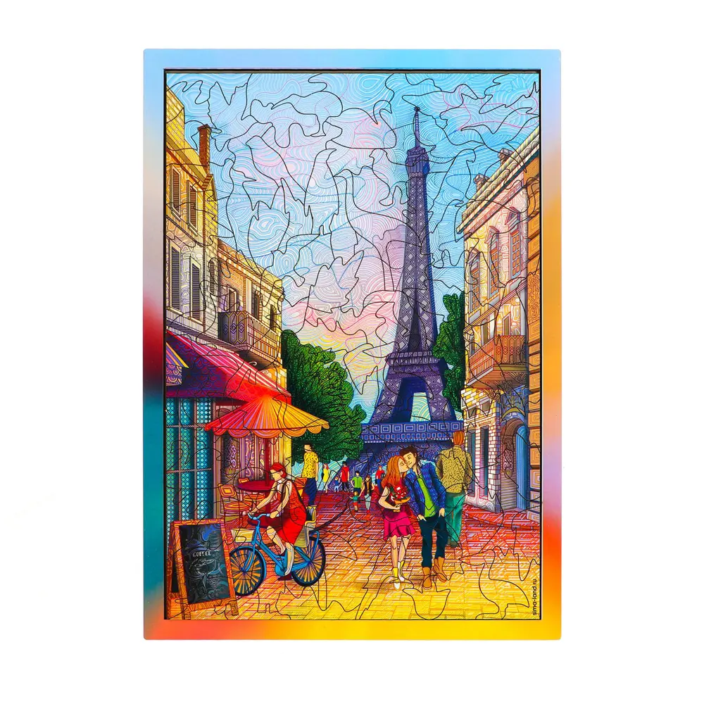 Фото 2 Пазл фигурный Puzzle "Эйфелева башня" 120 деталей Фото 2 Пазл фигурный Puzzle "Эйфелева башня" 120 деталей