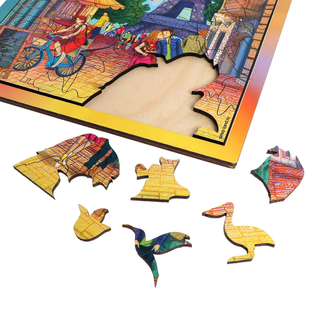 Фото 3 Пазл фигурный Puzzle "Эйфелева башня" 120 деталей Фото 3 Пазл фигурный Puzzle "Эйфелева башня" 120 деталей