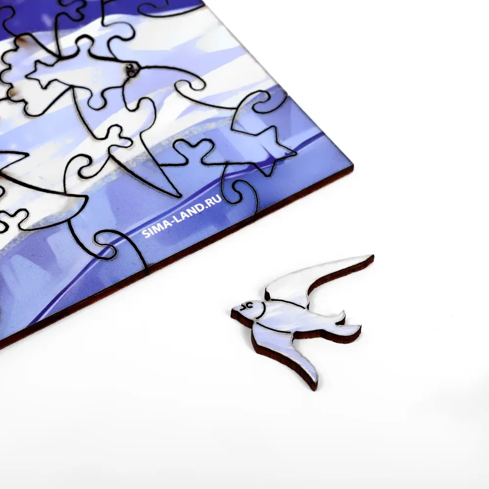 Фото 4 Деревянный пазл для детей Puzzle "Северное сияние" фигурные светящиеся детали Фото 4 Деревянный пазл для детей Puzzle "Северное сияние" фигурные светящиеся детали