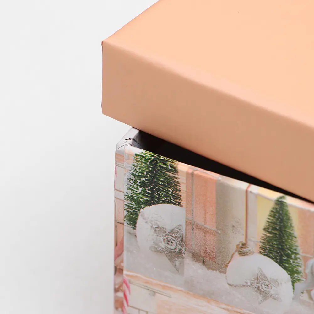 Фото 4 Набор коробок Upak land 10 в 1 прямоугольный "Олени" 37.5x29x16 - 19x13x7 см