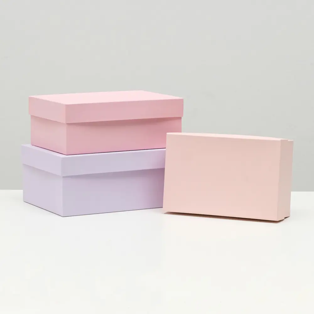 Фото Набор коробок Upak land 3 в 1 "Сладкая вата" 23x16x9.5 - 19x12x6.5 см Фото Набор коробок Upak land 3 в 1 "Сладкая вата" 23x16x9.5 - 19x12x6.5 см