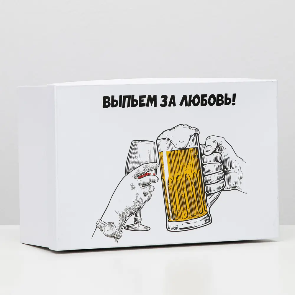 Фото Подарочная коробка Upak land с приколами "За любовь" 30.5x20x13 см Фото Подарочная коробка Upak land с приколами "За любовь" 30.5x20x13 см