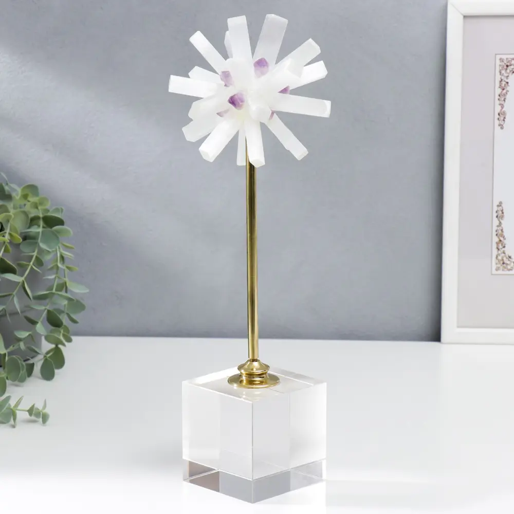 Фото Сувенир интерьерный "Шар из кристаллов хрусталя" 36x12x12 см