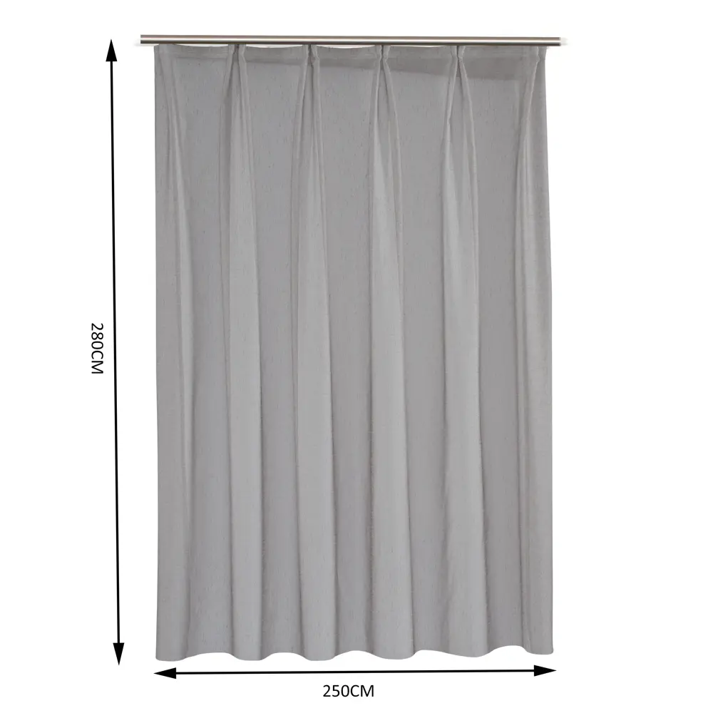 Фото 3 Тюль на ленте Inspire Hatsi 250x280 см цвет серый Фото 3 Тюль на ленте Inspire Hatsi 250x280 см цвет серый