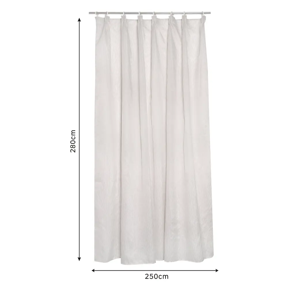 Фото 2 Тюль на ленте Inspire Dalia 250x280 см цвет бежевый Фото 2 Тюль на ленте Inspire Dalia 250x280 см цвет бежевый