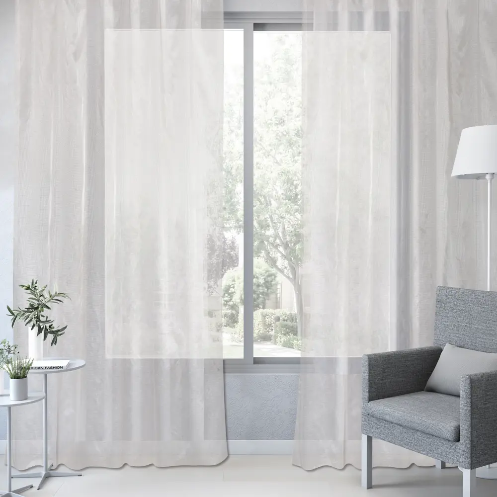 Фото 6 Тюль на ленте Inspire Dalia 250x280 см цвет бежевый Фото 6 Тюль на ленте Inspire Dalia 250x280 см цвет бежевый