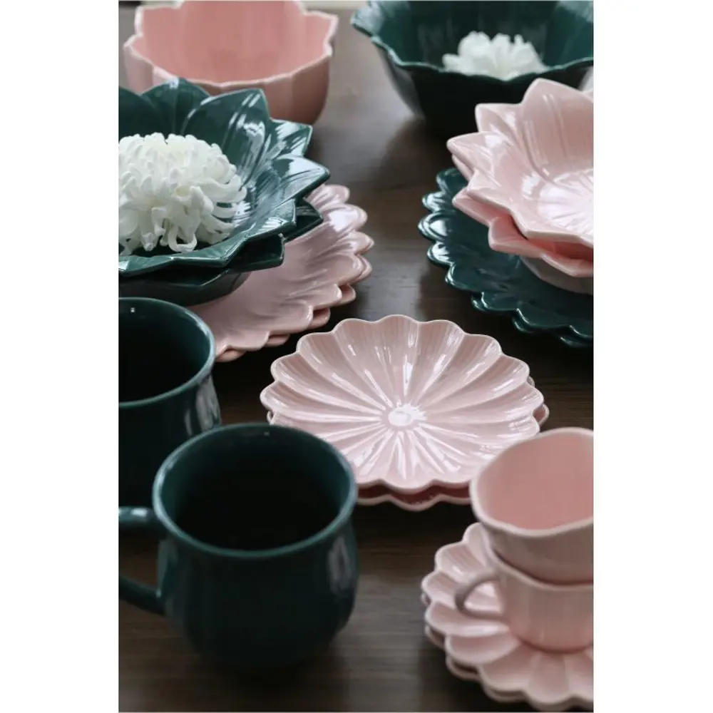 Фото 9 Тарелка Myatashop 16x16 см фарфор цвет розовый Фото 9 Тарелка Myatashop 16x16 см фарфор цвет розовый