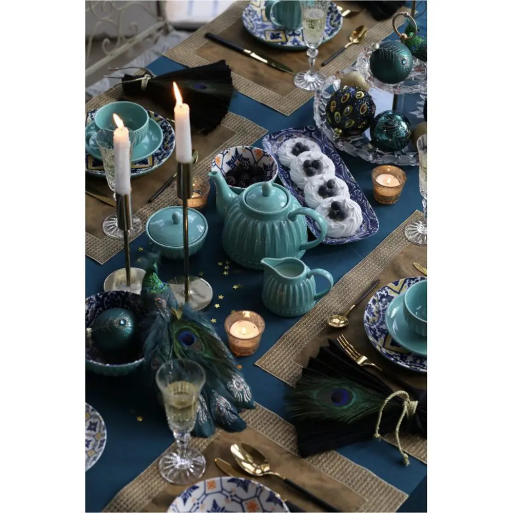 Фото 4 Миска Myatashop 16x16 см фарфор цвет синий/зеленый/коричневый Фото 4 Миска Myatashop 16x16 см фарфор цвет синий/зеленый/коричневый