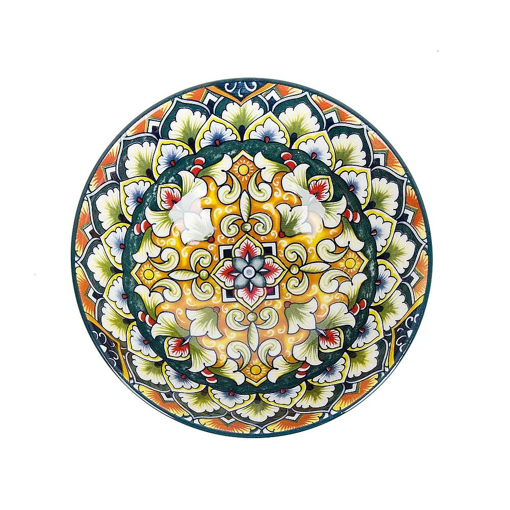 Фото 3 Набор салатников 2 шт Nouvelle Arabesque 12x12 см фарфор цвет зеленый Фото 3 Набор салатников 2 шт Nouvelle Arabesque 12x12 см фарфор цвет зеленый