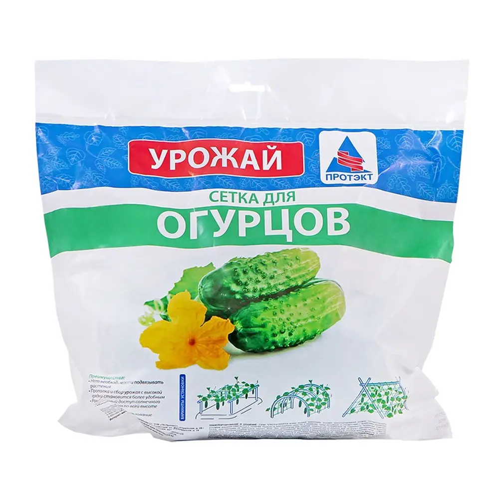Фото Сетка шпалерная Протэкт для огурцов 2x 5 м хаки Фото Сетка шпалерная Протэкт для огурцов 2x 5 м хаки