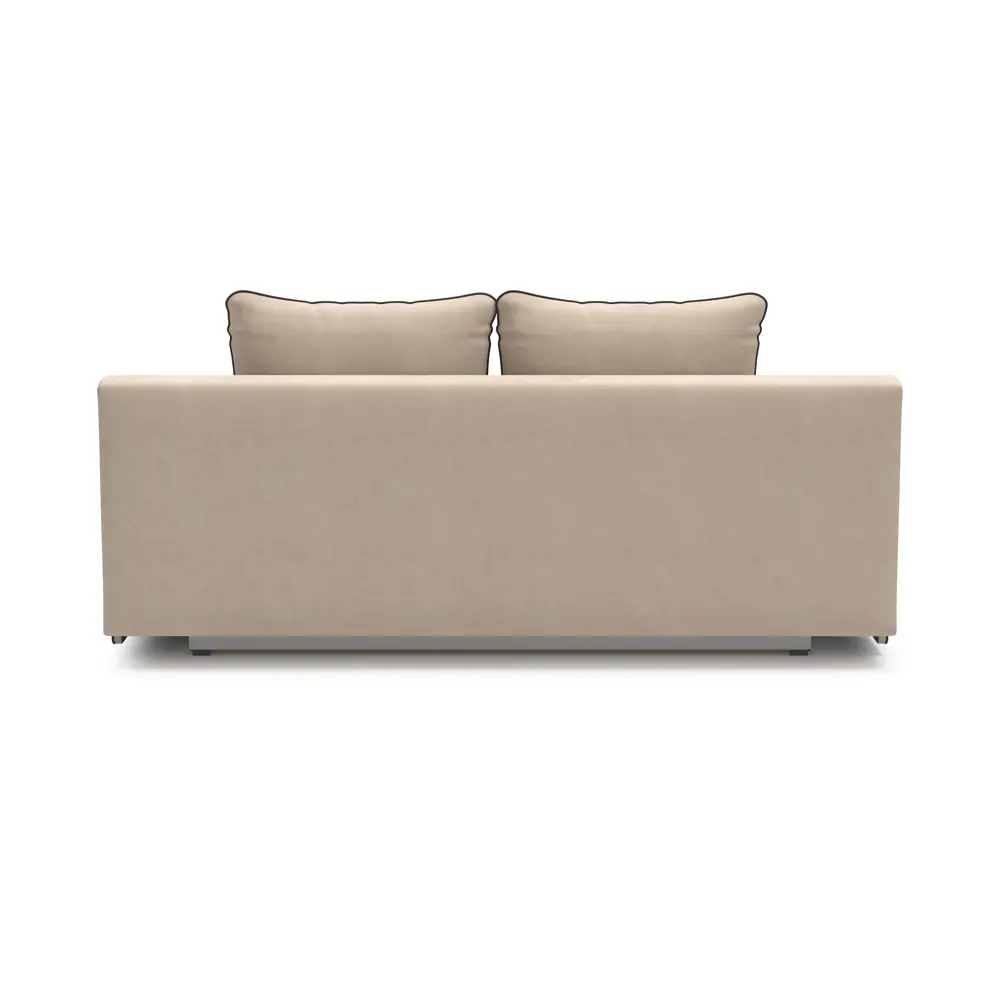 Фото 5 Диван Смк Мишель 203x93x104 см велюр цвет песочный/серый