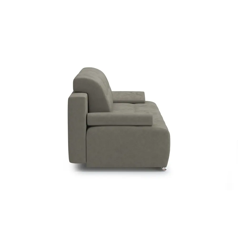 Фото 3 Диван Смк Лион 203x89x102 см велюр цвет серый