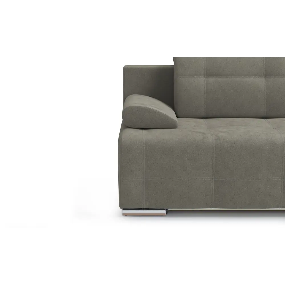 Фото 6 Диван Смк Лион 203x89x102 см велюр цвет серый