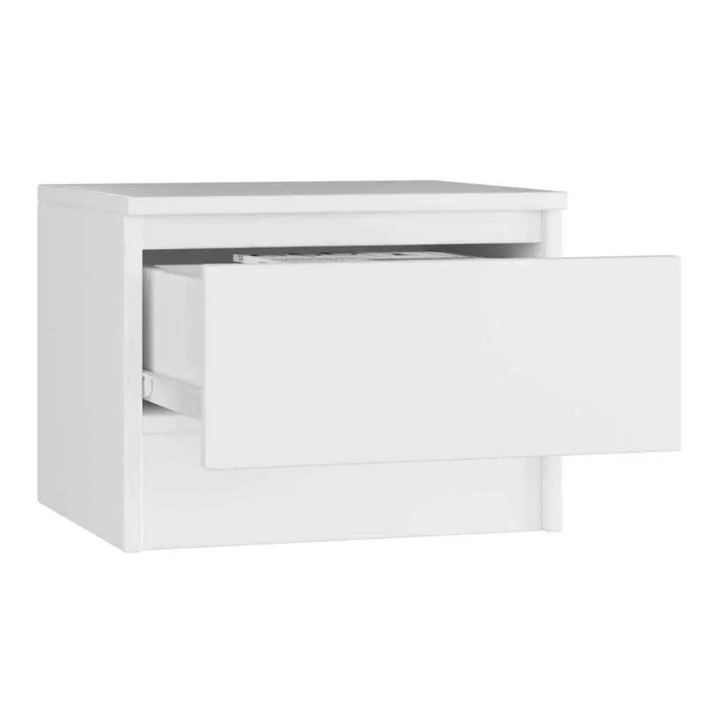 Фото 3 Тумба прикроватная Смарт 40x30x35 см 1 ящик ЛДСП цвет белый Фото 3 Тумба прикроватная Смарт 40x30x35 см 1 ящик ЛДСП цвет белый