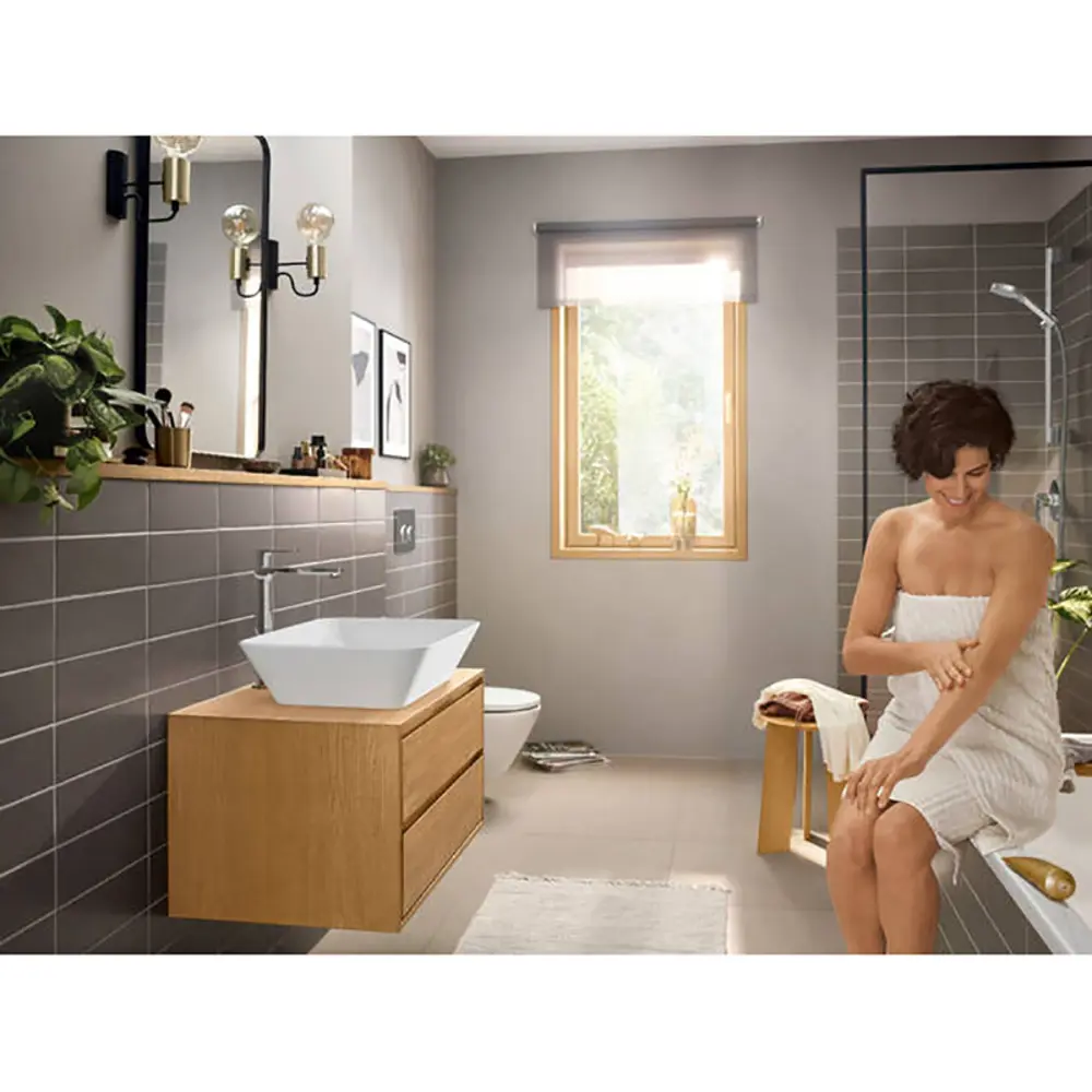 Фото 5 Смеситель для раковины Hansgrohe 72581000 однорычажный цвет хром Фото 5 Смеситель для раковины Hansgrohe 72581000 однорычажный цвет хром