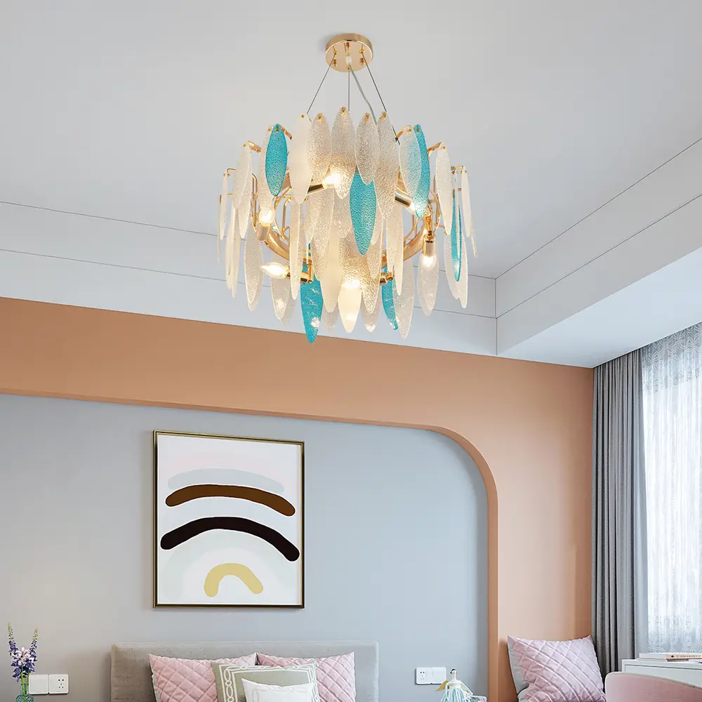 Фото 9 Светильник подвесной ARTE PERFETTO LUCE 3326.B3677-D600/H300/E14-6 G 6 ламп 12 м² цвет золото Фото 9 Светильник подвесной ARTE PERFETTO LUCE 3326.B3677-D600/H300/E14-6 G 6 ламп 12 м² цвет золото