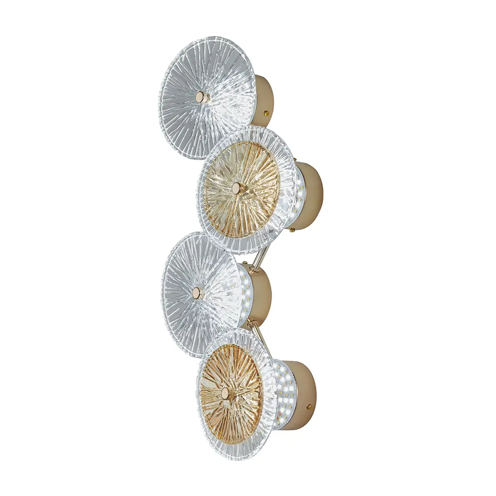 Фото 3 Настенный светильник светодиодный ARTE PERFETTO LUCE LED 3326.B2521-4-D250.H500.LED.G нейтральный белый свет цвет золото Фото 3 Настенный светильник светодиодный ARTE PERFETTO LUCE LED 3326.B2521-4-D250.H500.LED.G нейтральный белый свет цвет золото