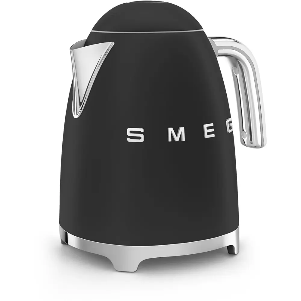Фото 3 Электрический чайник Smeg Klf03blmeu 1.7 л нержавеющая сталь цвет черный матовый Фото 3 Электрический чайник Smeg Klf03blmeu 1.7 л нержавеющая сталь цвет черный матовый