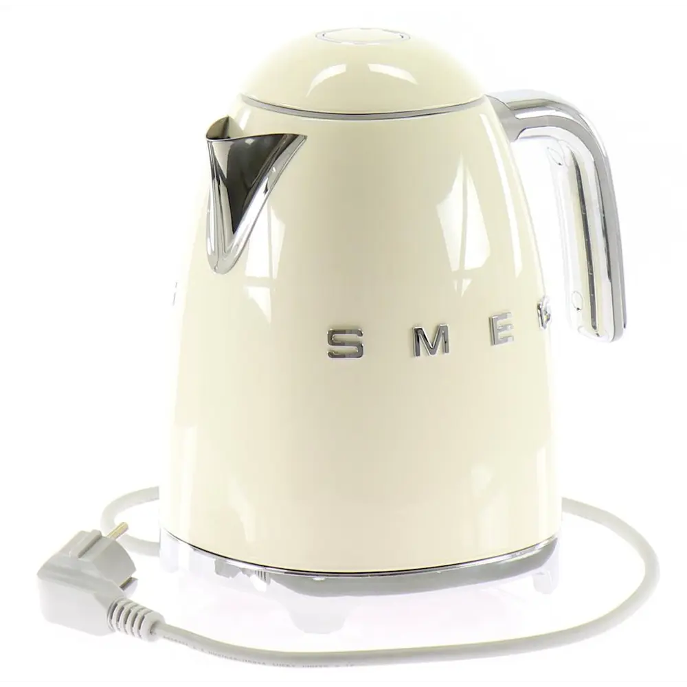 Фото 2 Электрический чайник Smeg Klf03creu 1.7 л нержавеющая сталь цвет кремовый Фото 2 Электрический чайник Smeg Klf03creu 1.7 л нержавеющая сталь цвет кремовый