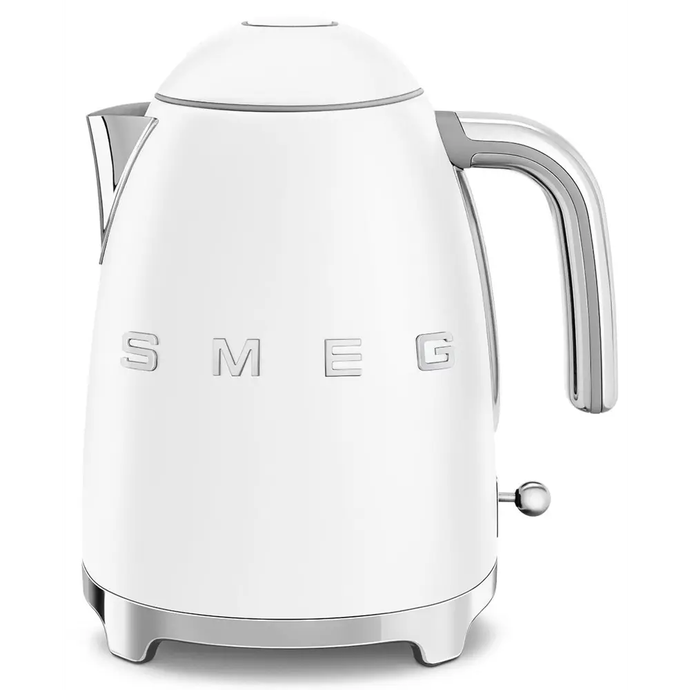 Фото Электрический чайник Smeg Klf03whmeu 1.7 л нержавеющая сталь цвет белый матовый Фото Электрический чайник Smeg Klf03whmeu 1.7 л нержавеющая сталь цвет белый матовый