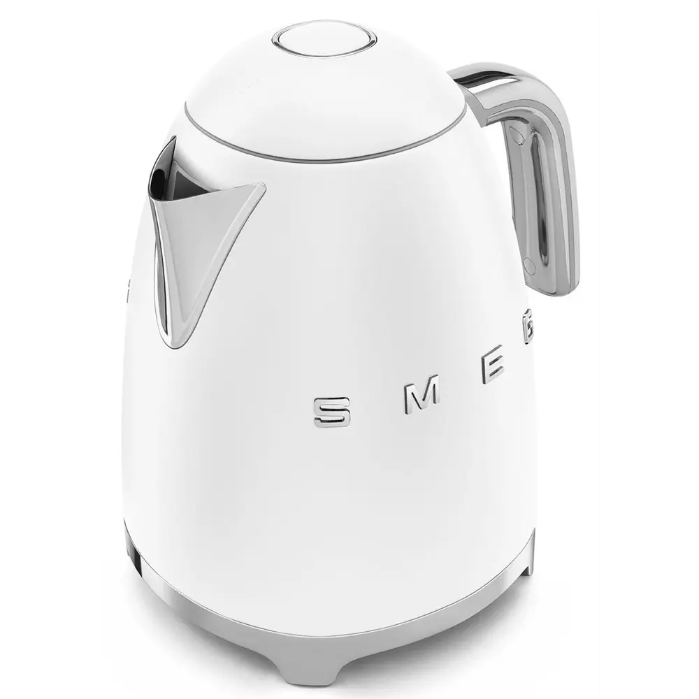 Фото 4 Электрический чайник Smeg Klf03whmeu 1.7 л нержавеющая сталь цвет белый матовый Фото 4 Электрический чайник Smeg Klf03whmeu 1.7 л нержавеющая сталь цвет белый матовый