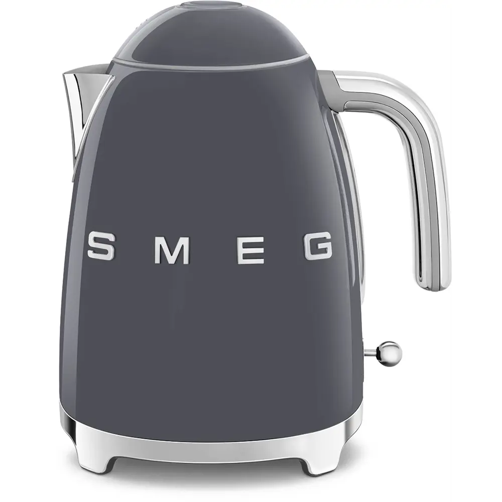 Фото Электрический чайник Smeg Klf03greu 1.7 л нержавеющая сталь цвет матовый серый Фото Электрический чайник Smeg Klf03greu 1.7 л нержавеющая сталь цвет матовый серый