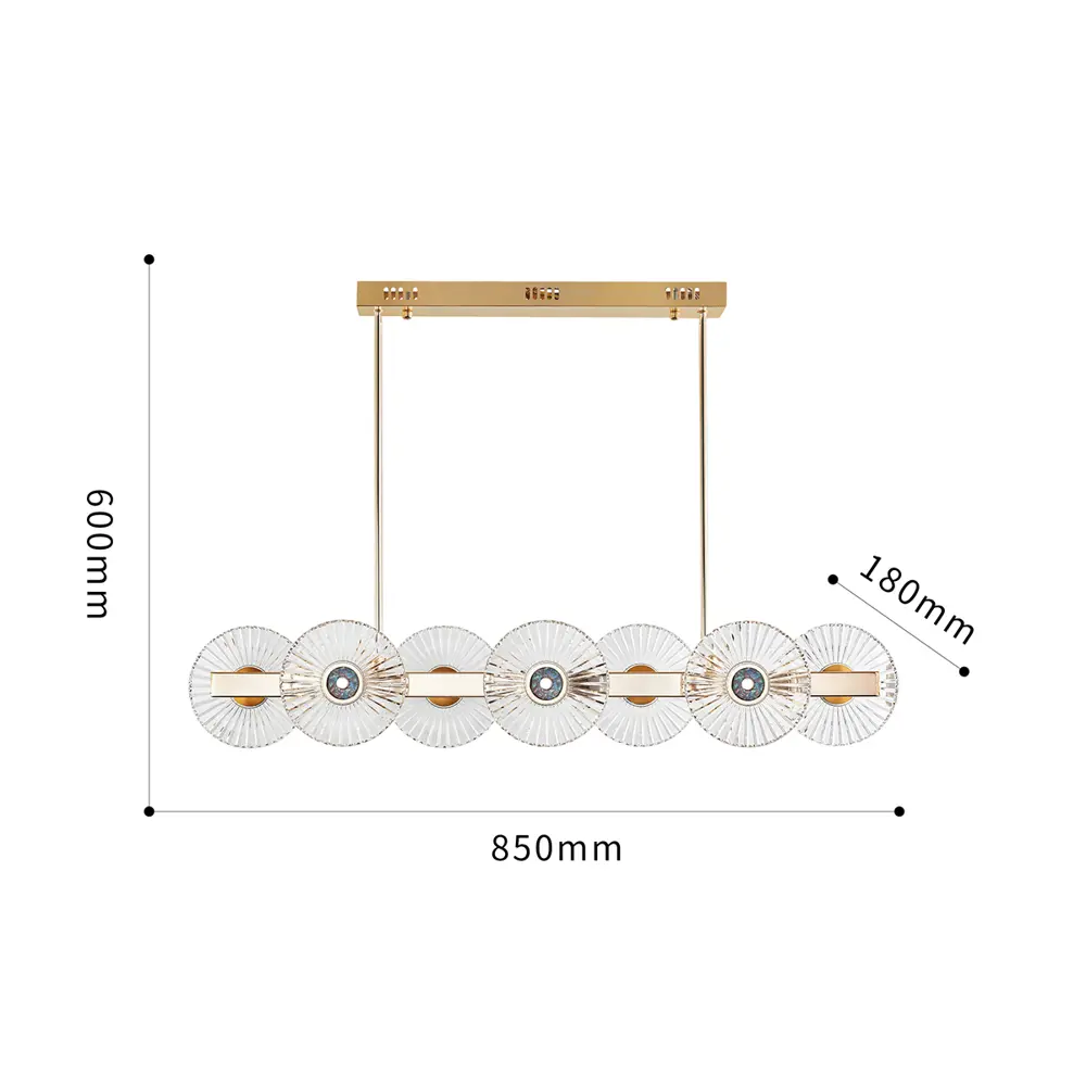 Фото 3 Светильник подвесной светодиодный ARTE PERFETTO LUCE LED 3326.3563-L850/W180/H600/LED G нейтральный белый свет цвет золото Фото 3 Светильник подвесной светодиодный ARTE PERFETTO LUCE LED 3326.3563-L850/W180/H600/LED G нейтральный белый свет цвет золото