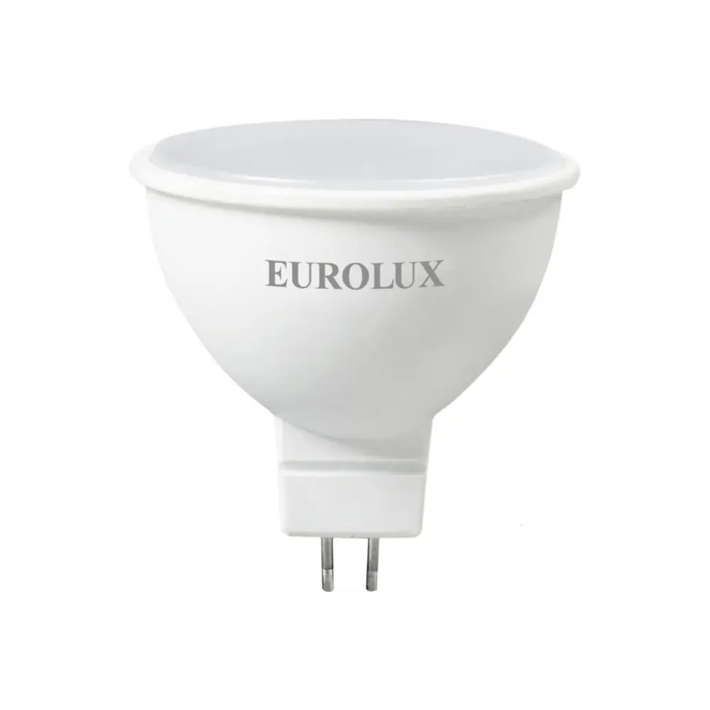 Фото Лампа светодиодная EUROLUX ЦБ-00009725 GU5.3 230 В 7 Вт гриб матовая 560 Лм теплый белый свет 6 шт Фото Лампа светодиодная EUROLUX ЦБ-00009725 GU5.3 230 В 7 Вт гриб матовая 560 Лм теплый белый свет 6 шт