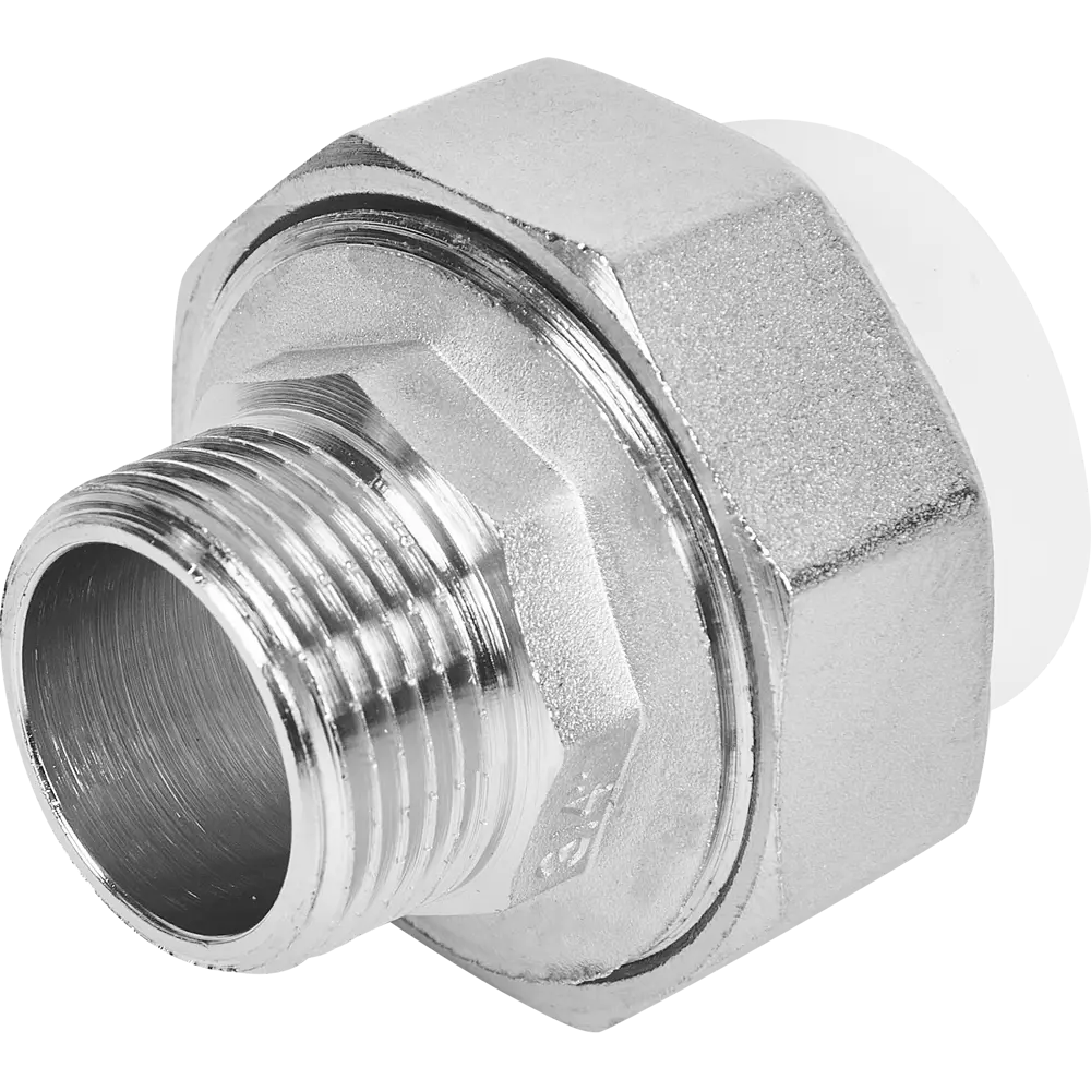 Фото Муфта комбинированная Valtec 3/4"x25 мм НР ВП полипропилен VTP.761.0.02505 Фото Муфта комбинированная Valtec 3/4"x25 мм НР ВП полипропилен VTP.761.0.02505