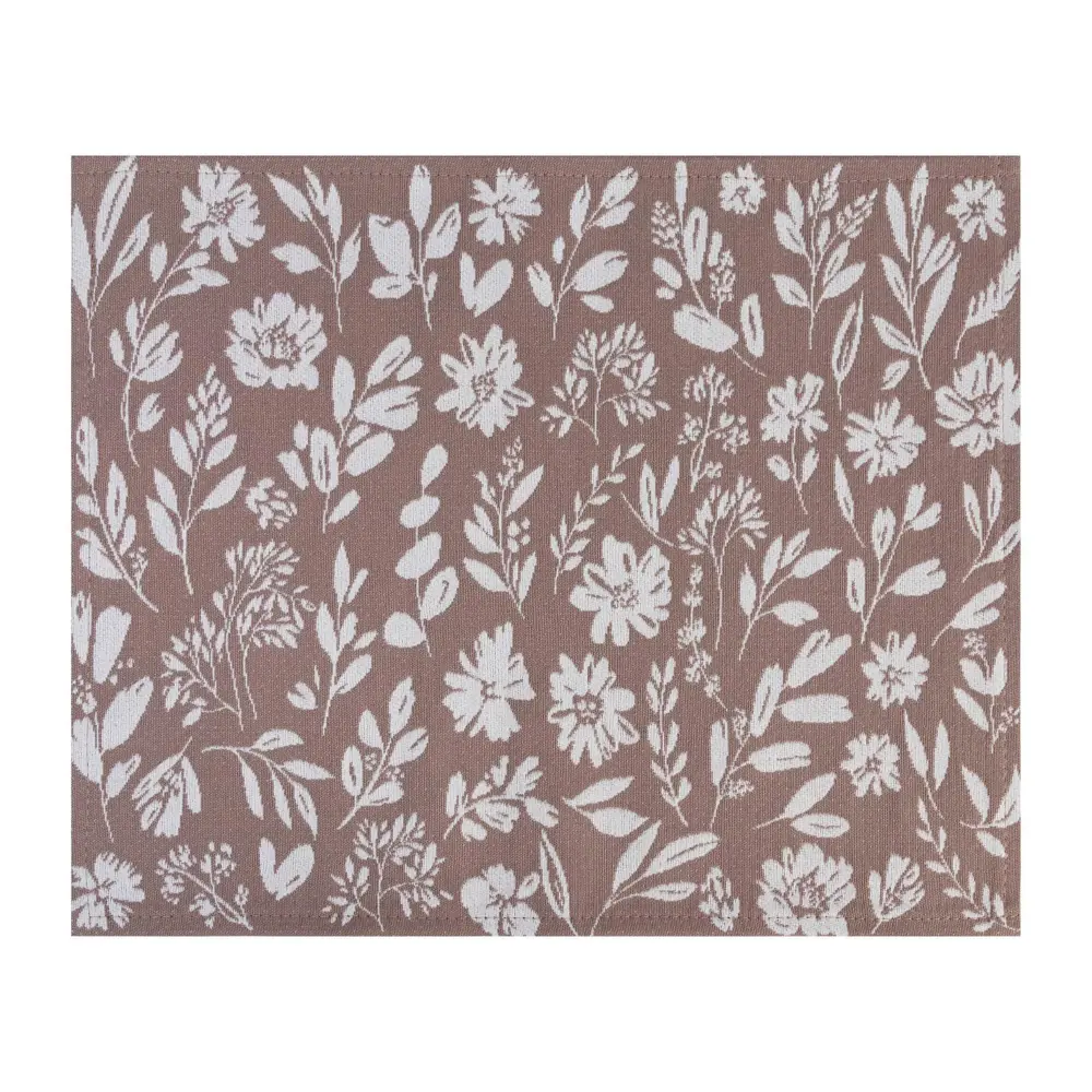 Фото Салфетка Этель Flowers brown 30x45 см вид 1 Фото Салфетка Этель Flowers brown 30x45 см вид 1