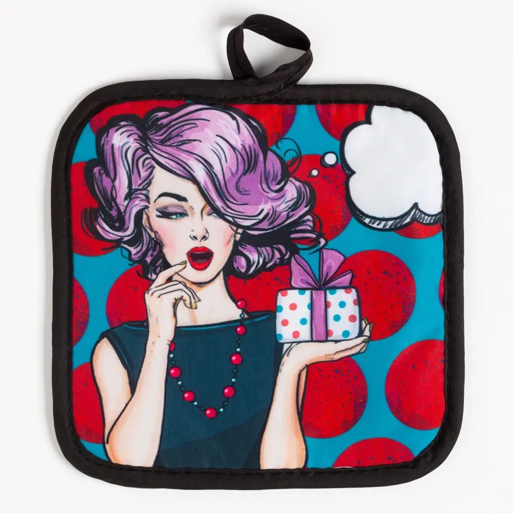 Фото 4 Прихватка Этель Роковая 26x16 см полиэстер цвет красный 7620648 Фото 4 Прихватка Этель Роковая 26x16 см полиэстер цвет красный 7620648