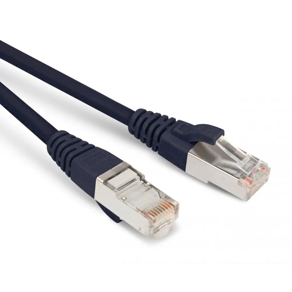 Фото Патч-корд Hyperline F/UTP экранированный Cat.5е LSZH 15 м черный Фото Патч-корд Hyperline F/UTP экранированный Cat.5е LSZH 15 м черный