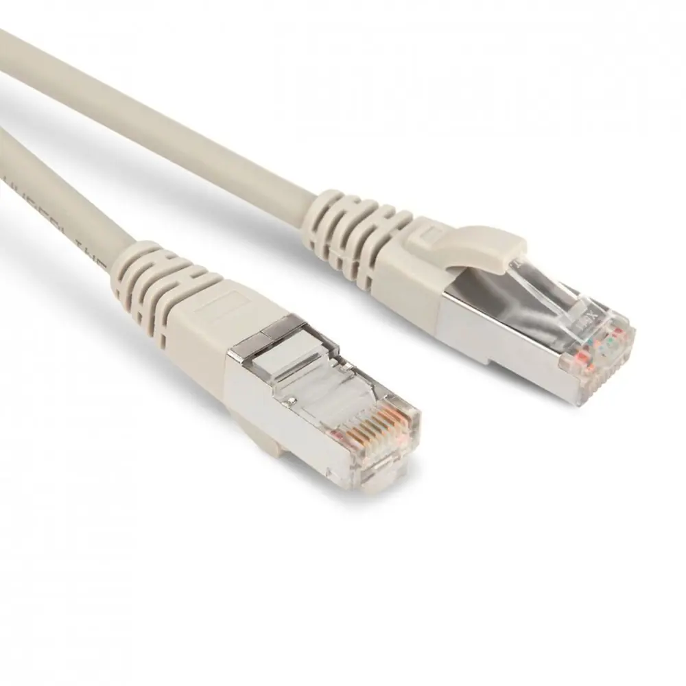 Фото Патч-корд Hyperline Ethernet Lan категория 5e F/UTP Fluke LSZH 3 м серый Фото Патч-корд Hyperline Ethernet Lan категория 5e F/UTP Fluke LSZH 3 м серый