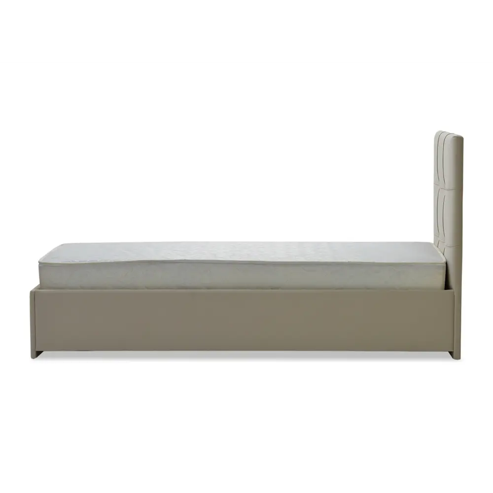 Фото 10 Кровать Ладья Келли 90x200 см ЛДСП цвет бежевый