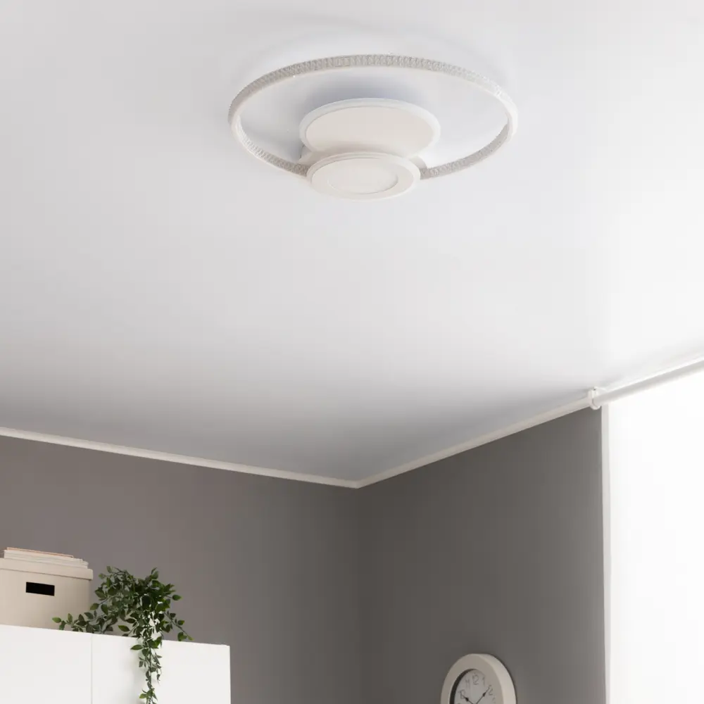 Фото 9 Люстра потолочная Novotech Over 358926 LED 50W круглая цвет белый Фото 9 Люстра потолочная Novotech Over 358926 LED 50W круглая цвет белый
